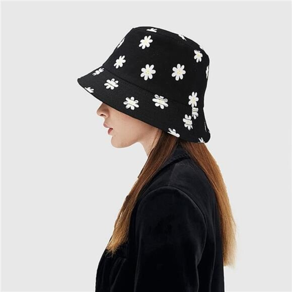 Cute Bucket Hat Reversible Double-Side-Wear 034 - Picture 1 of 5